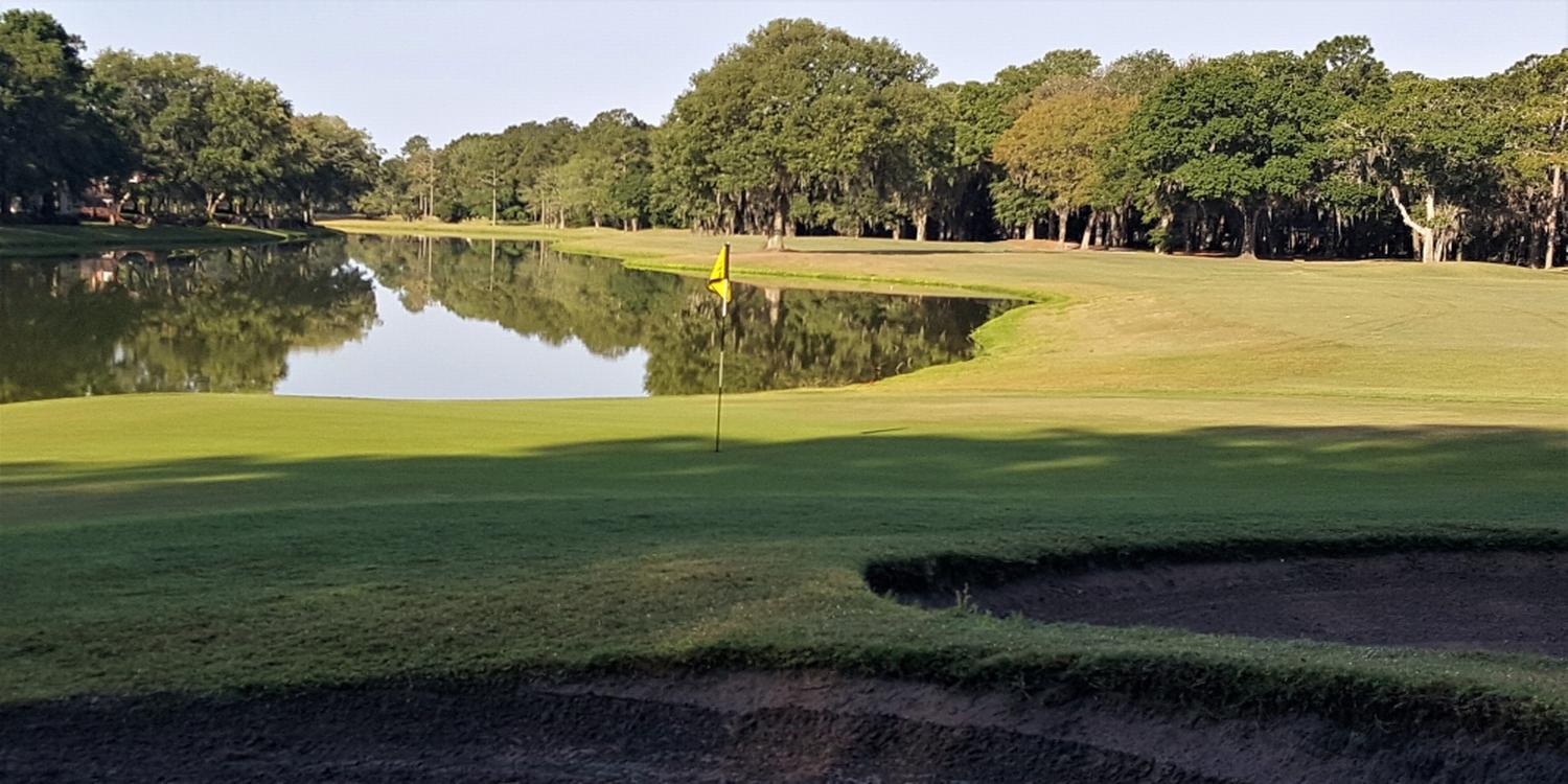 Avoid the Water on Your Approach on Number 8